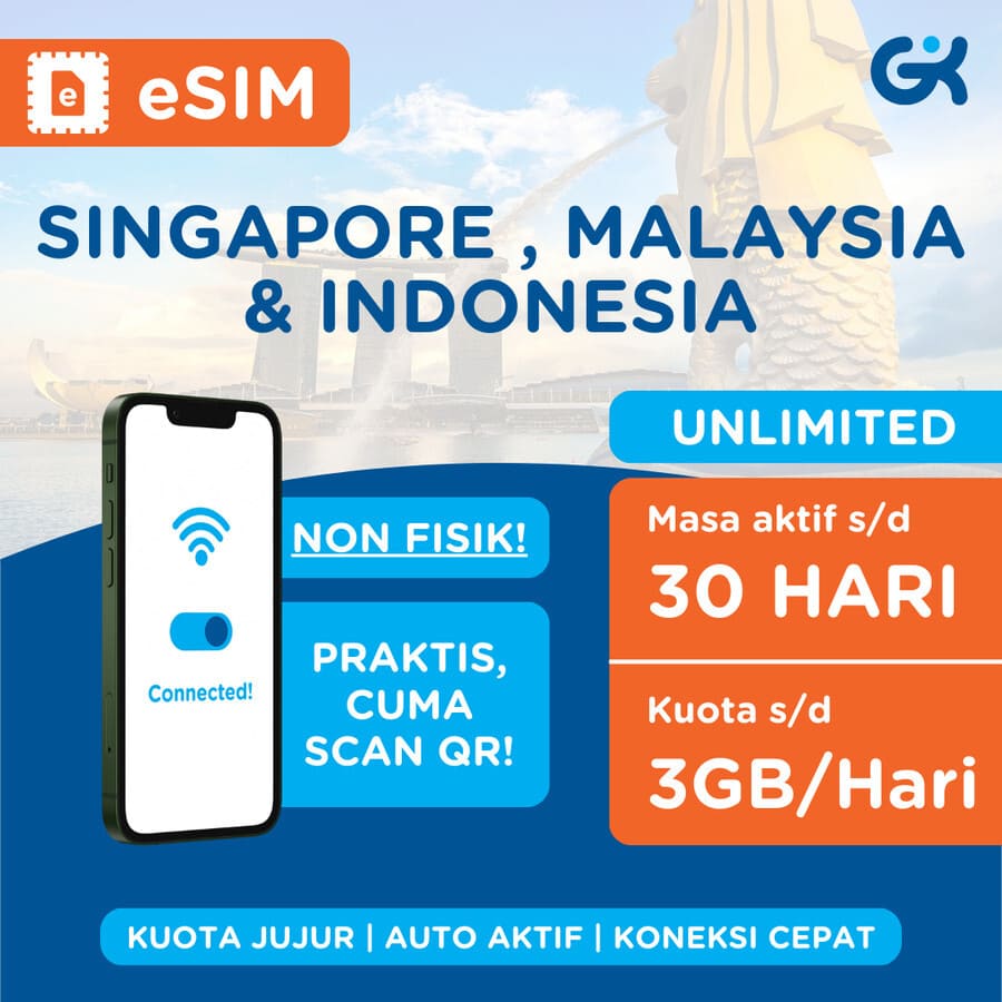 eSIM Singapore Malaysia Unlimited